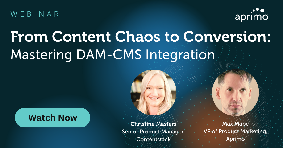 On-demand Webinar DAM + CMS social graphics