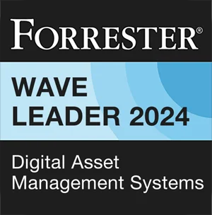 DAM Forrester Wave Badges 2024